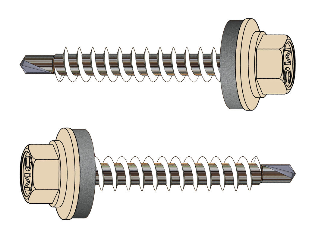 Farmerschraube 4,8 x 35 mm – RAL 1015
