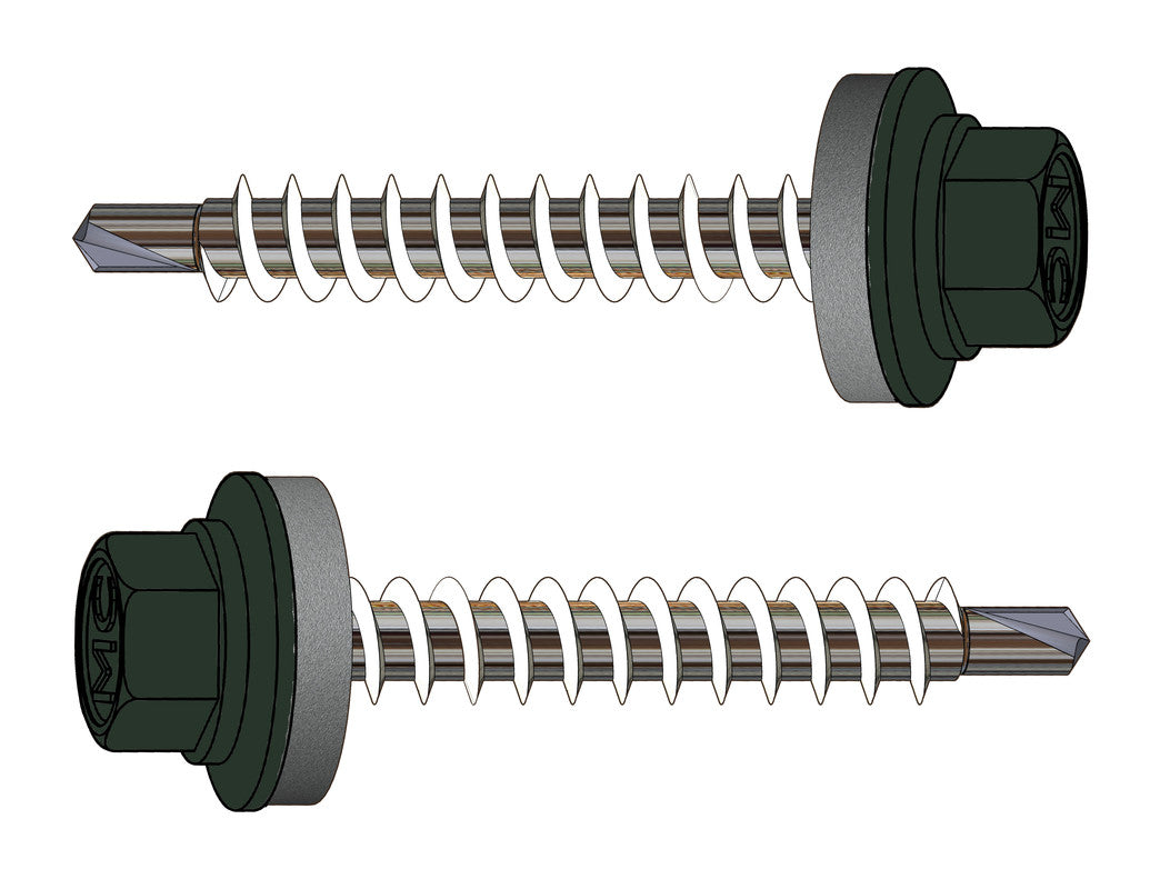 Farmerschraube 4,8 x 60 mm – RAL 6009
