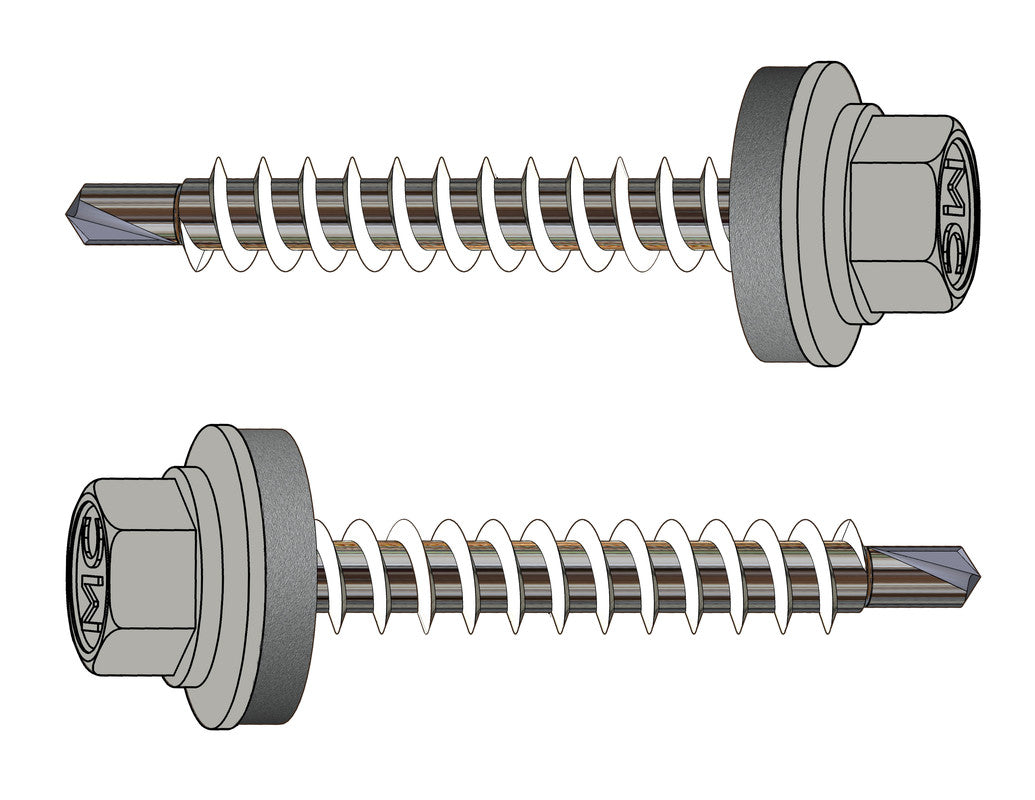Farmerschraube 4,8 x 80 mm – RAL 7038