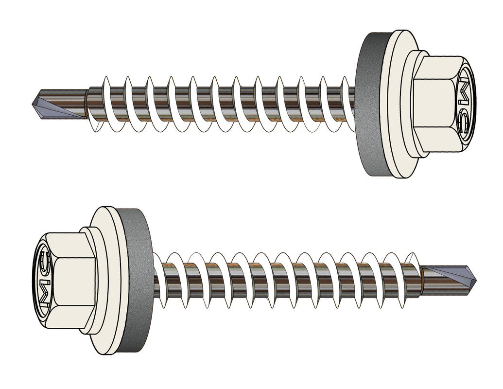 Farmerschraube 4,8 x 35 mm – RAL 9010
