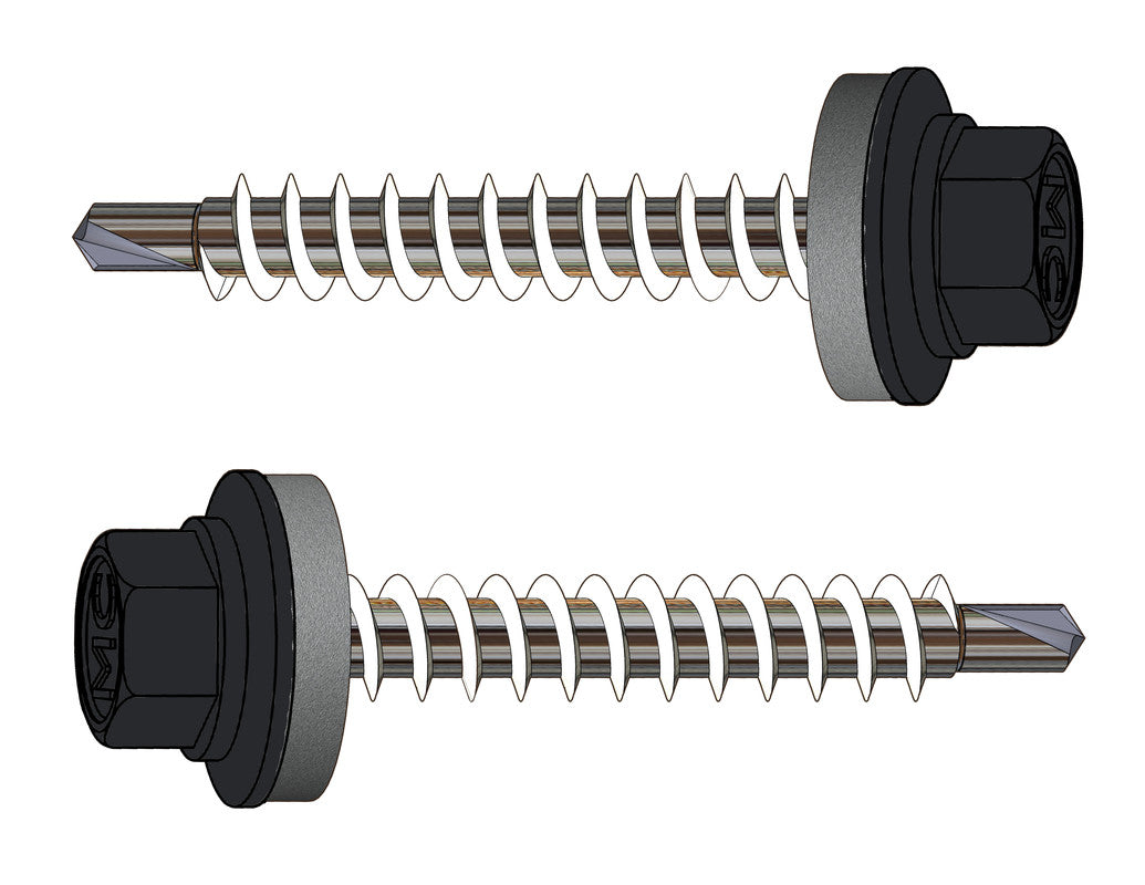 Farmerschraube 4,8 x 28 mm – RAL 9011