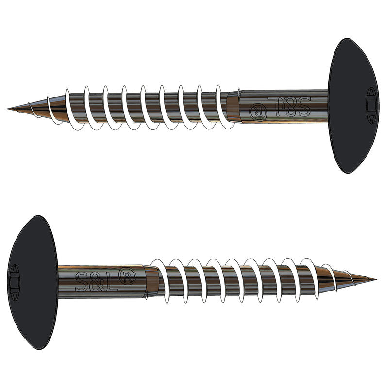 HPL-Schraube A2 4,8 x 38 mm – RAL 9011