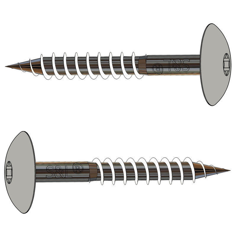 HPL-Schraube A2 4,8 x 38 mm – RAL 7038