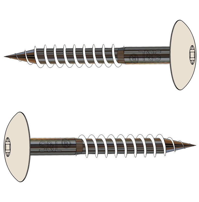 HPL-Schraube A2 4,8 x 50 mm – RAL 9001