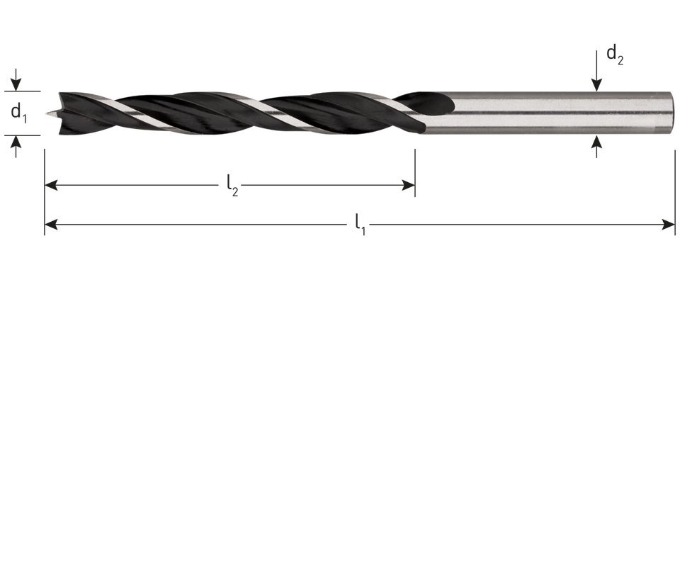 Holzspiralbohrer 3 x 61 mm