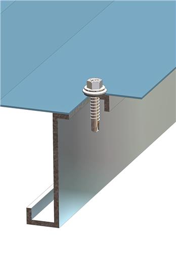 Bohrschraube Bi-Metall 5,5 x 27 mm Bohrspitze #2 Sechskantkopf 250 Stück – RAL 9005