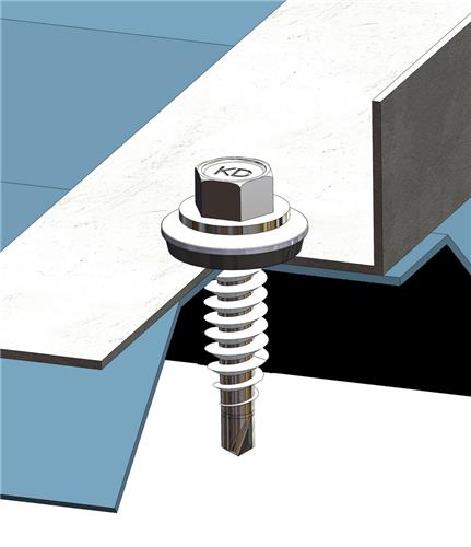 Bohrschraube Bi-Metall 6,7 x 25 mm – RAL 9007