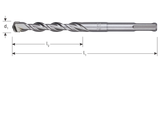 SDS-Plus-Hammerbohrer 8 x 210 mm Blank