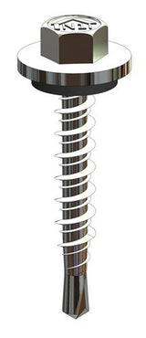 Fassadenschraube Hi-Lo 5,5 x 35 mm RAL 6007 Flaschengrün
