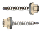 Farmerschraube 4,8 x 35 mm – RAL 1015