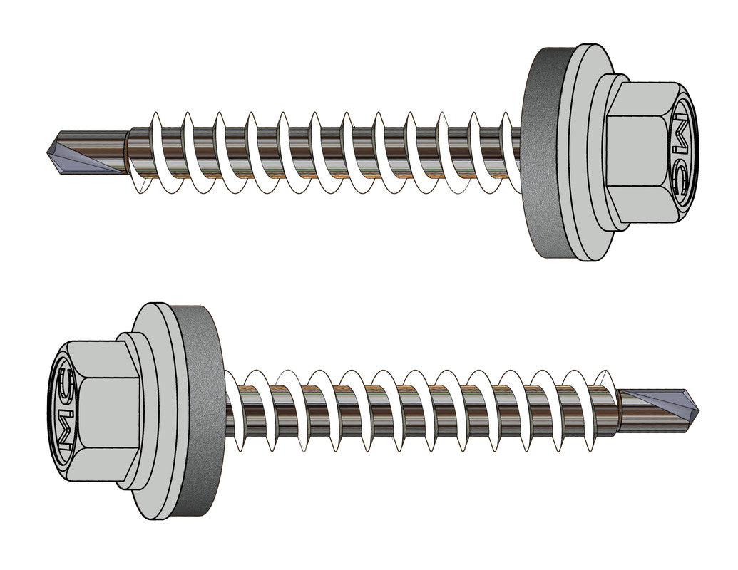 Farmerschraube 4,8 x 35 mm – RAL 7035