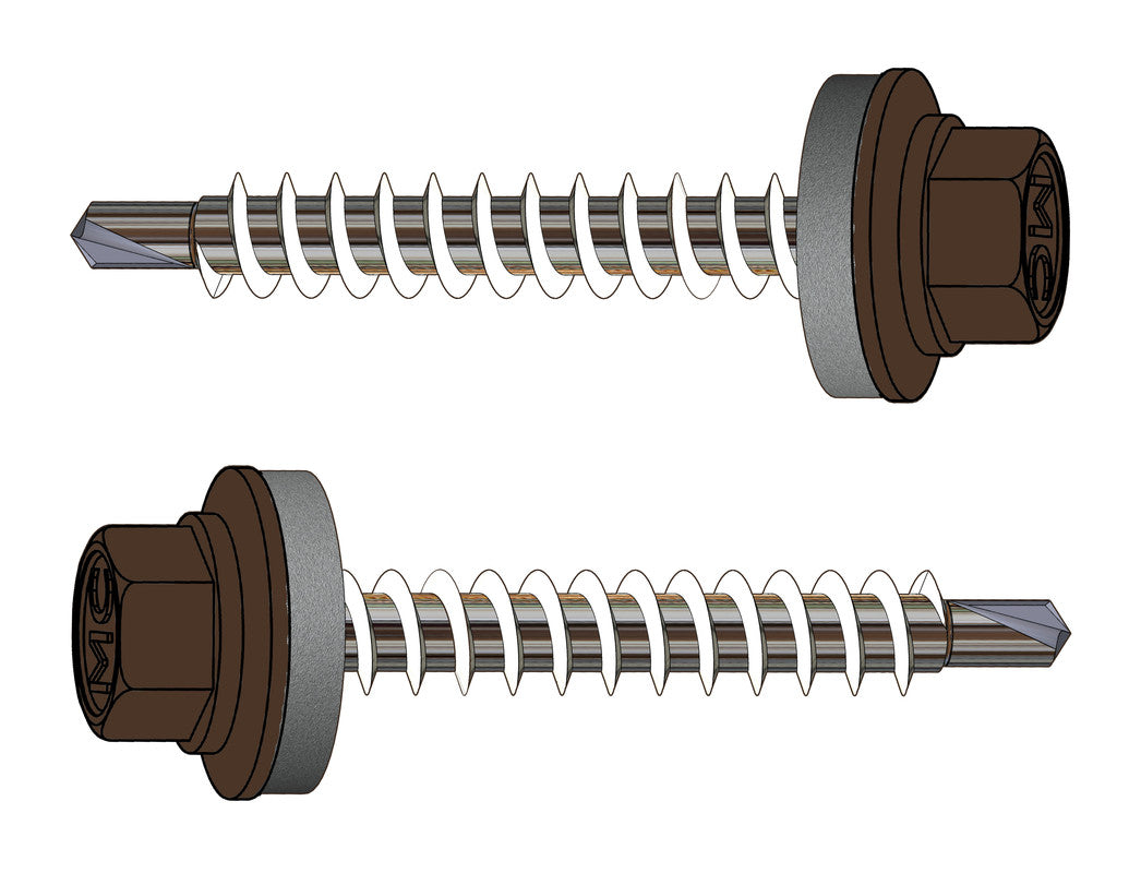 Farmerschraube 4,8 x 28 mm – RAL 8014