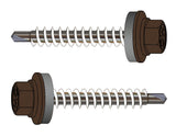 Farmerschraube 4,8 x 28 mm – RAL 8014