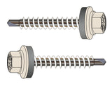 Farmerschraube 4,8 x 35 mm – RAL 9001
