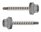 Farmerschraube 4,8 x 28 mm – RAL 9006