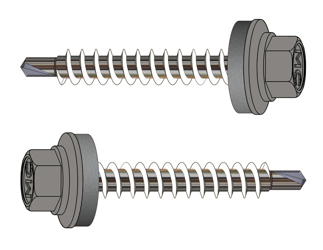Farmerschraube 4,8 x 35 mm – RAL 9007