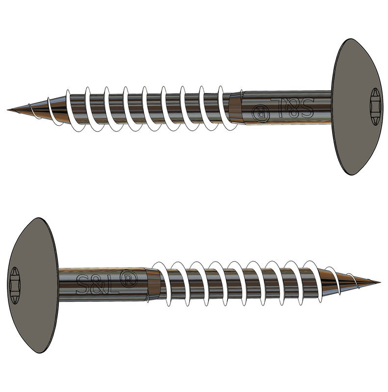 HPL-Schraube A2 4,8 x 60 mm – RAL 7039