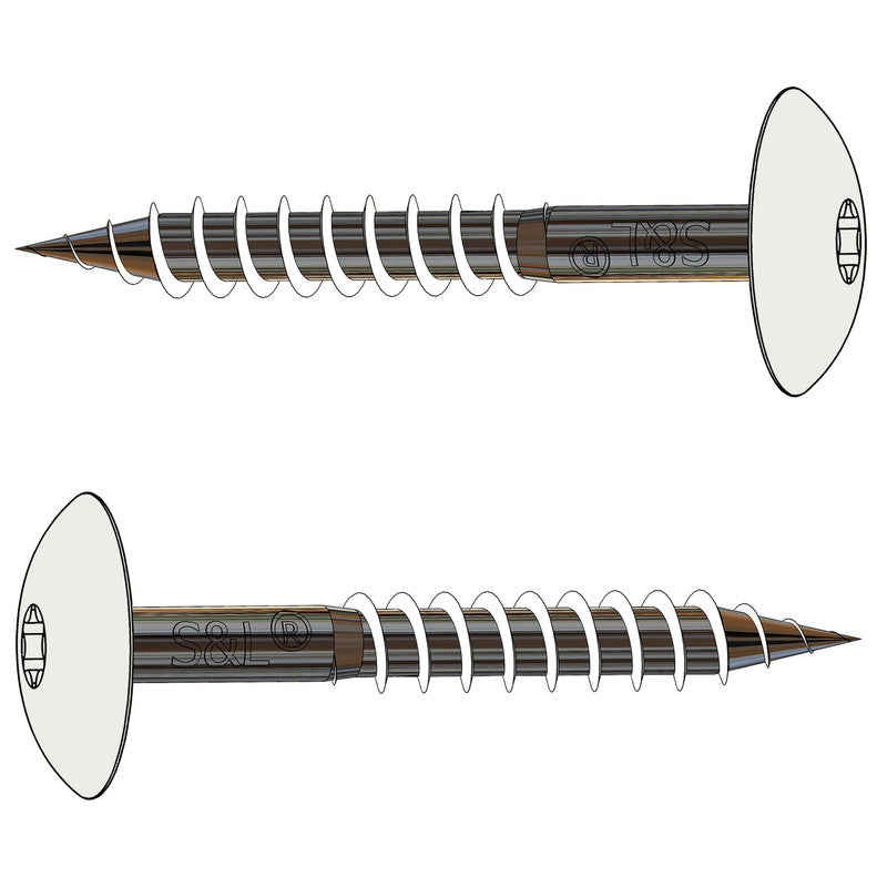 HPL-Schraube A2 4,8 x 50 mm – RAL 9003