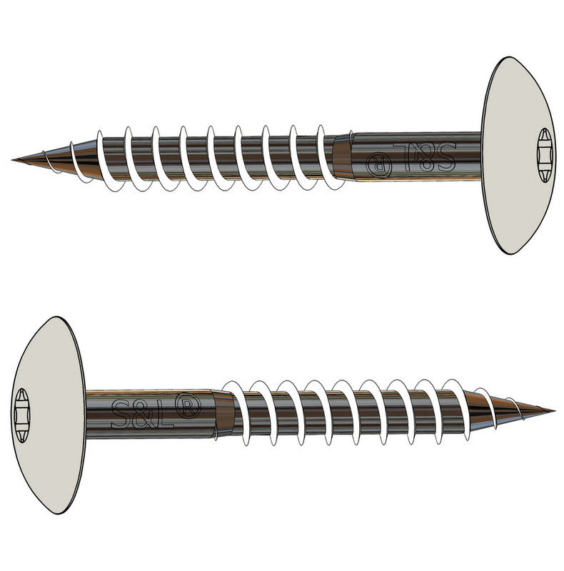 HPL-Schraube A2 4,8 x 50 mm – RAL 9002