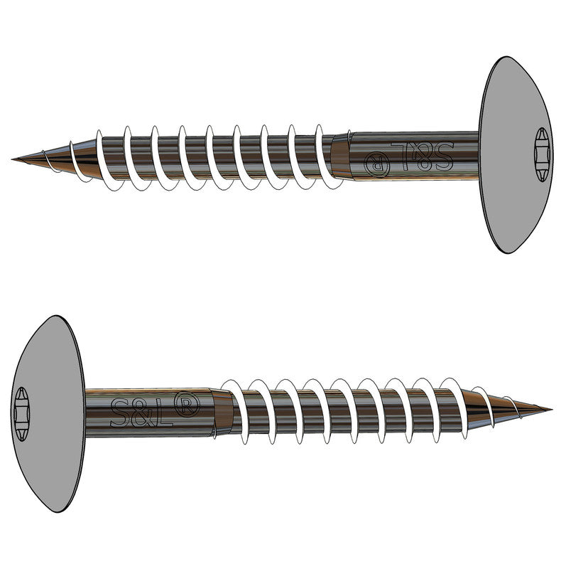 HPL-Schraube A2 4,8 x 25 mm – RAL 9006