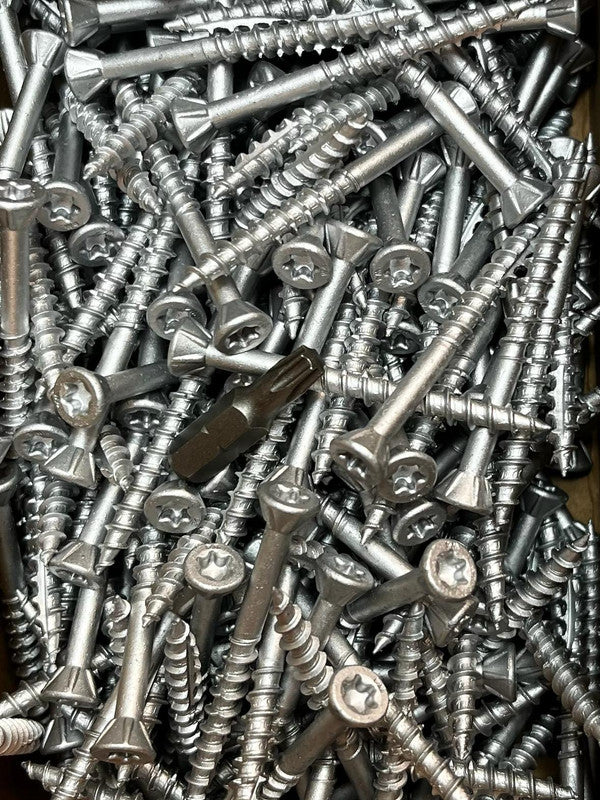 Hartholzschraube Edelstahl C1 (410) 5,0 x 50 mm – Edelstahl (Ruspert-beschichtet)