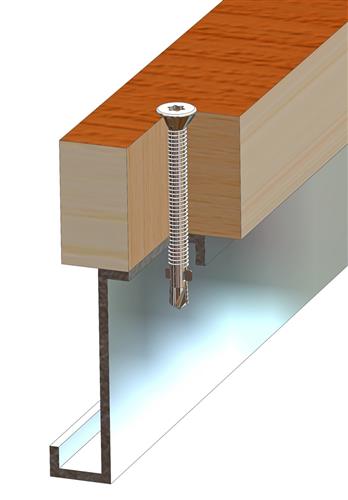 Selbstbohrende Flügelschrauben 5,5 x 60 mm – Blank