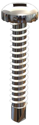 Blechschraube 4,2 x 16 mm Linsenkopf SQ2 RAL 9010