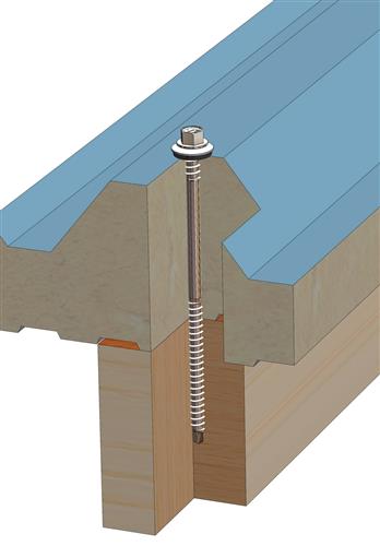 Sandwichschraube 7,0/6,5 x 75 mm S16 – Blank