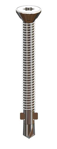 Selbstbohrende Flügelschrauben 4,8 x 45 mm – Blank